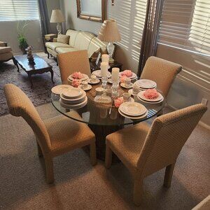 Vintage Porcelain China Circa 1955 & Oneida Cutlery